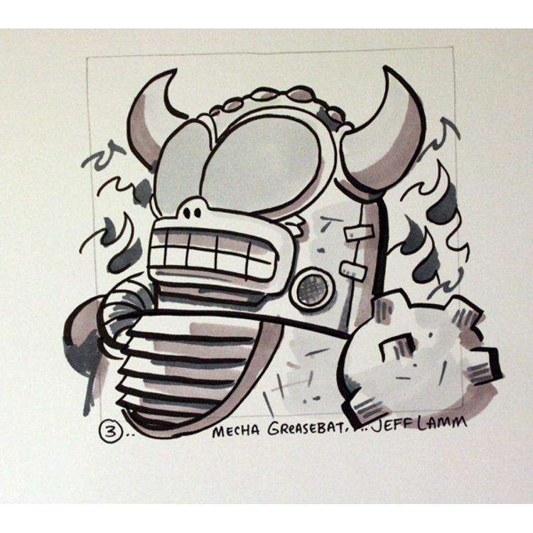 Mecha Greasebat by Jeff Lamm