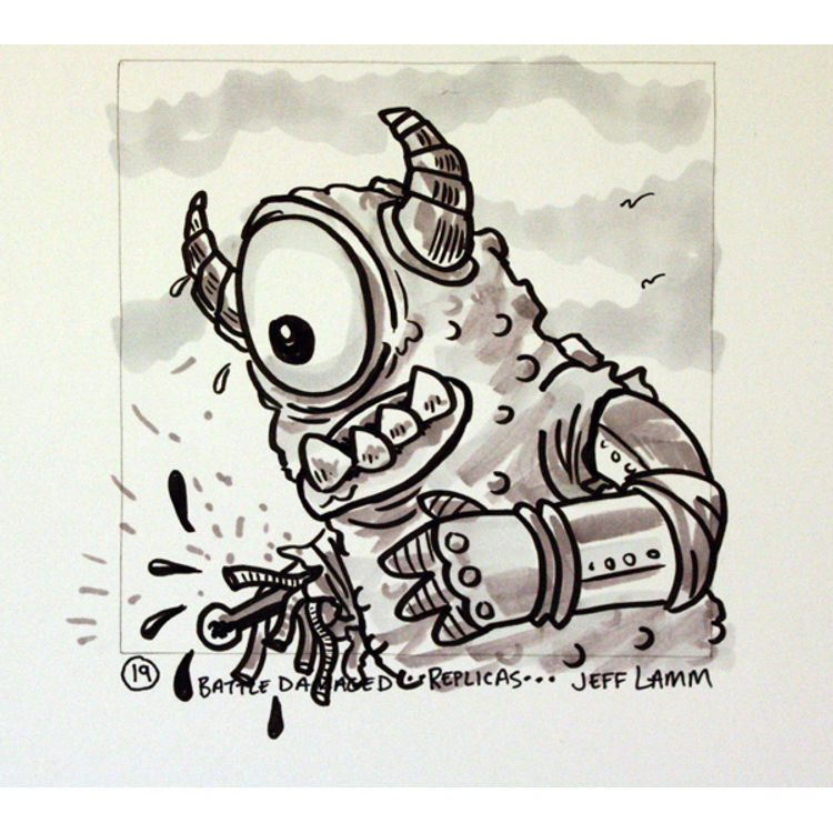 Battle Damaged Replicas by Jeff Lamm