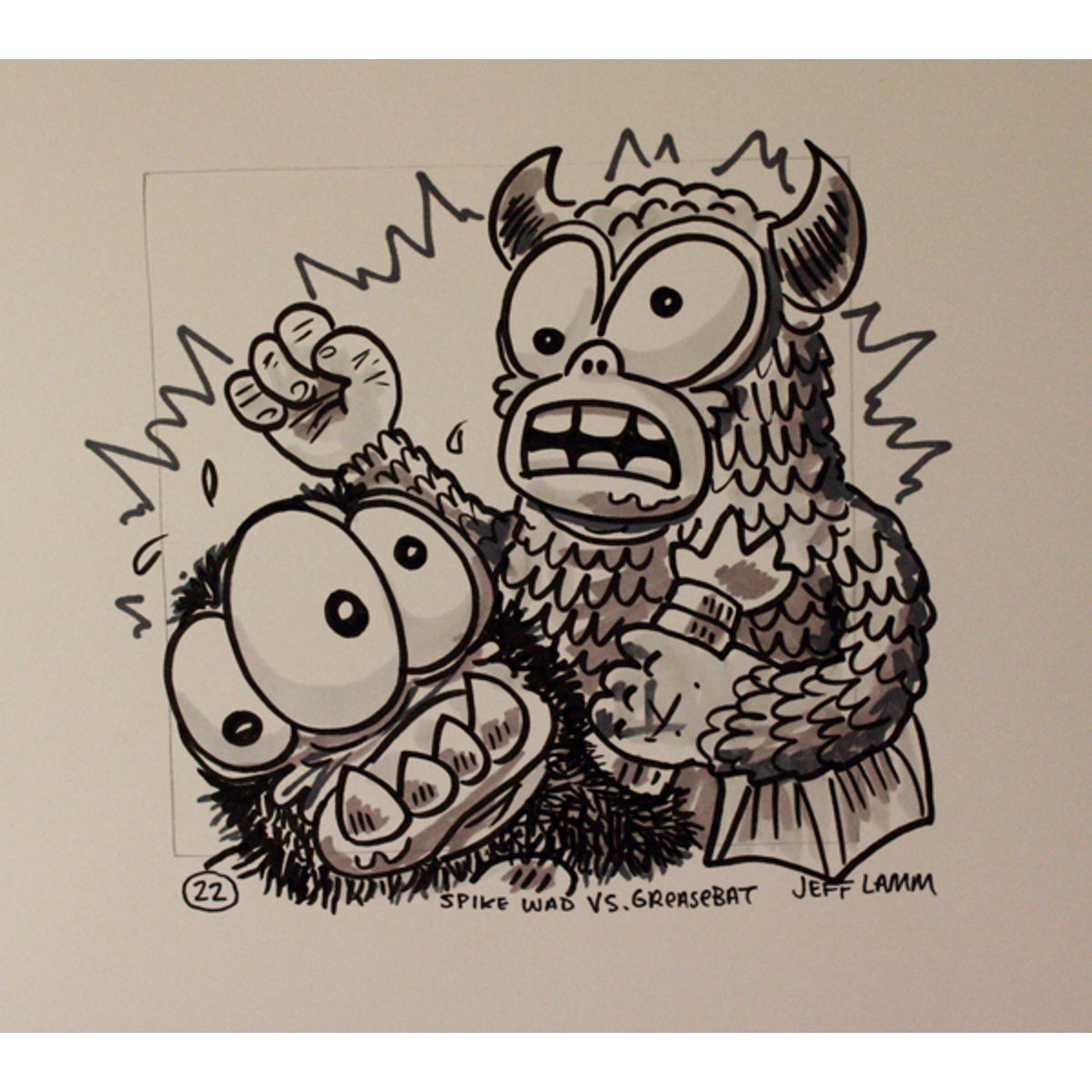 Spike Wad VS. Greasebat