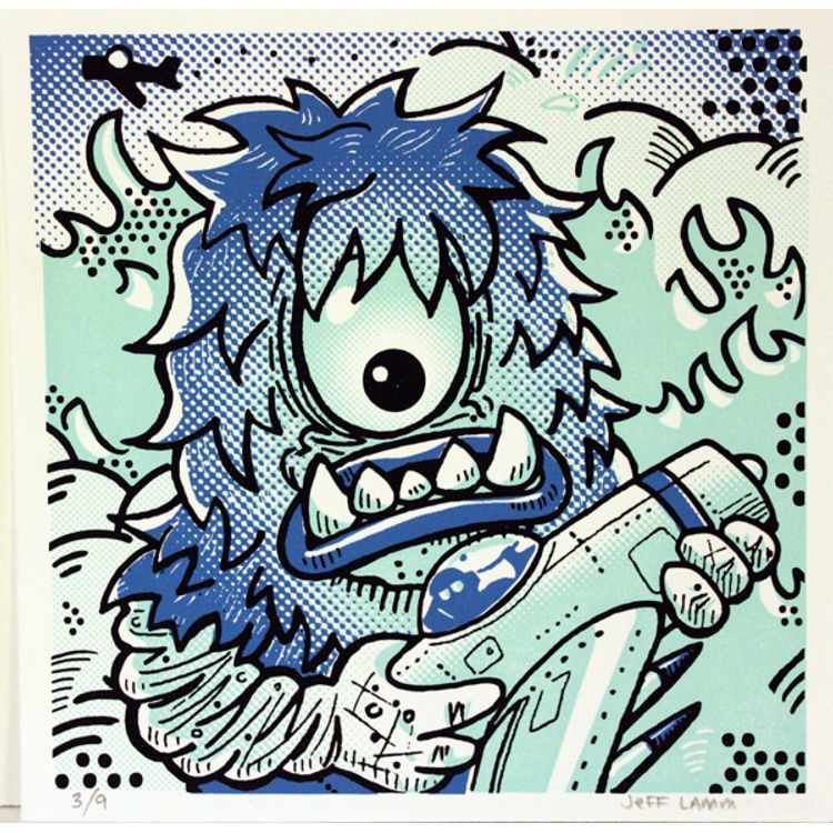 Hairy Print by Jeff Lamm