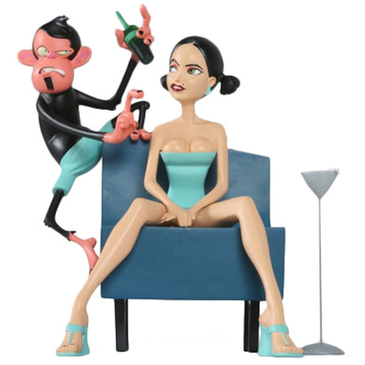 Electric Tiki Design - Turquoise Dress