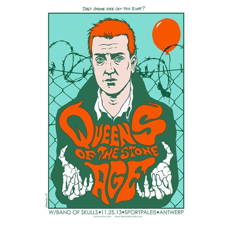 Queens Of The Stone Age - Antwerp, Belgium 2013 by Jermaine Rogers