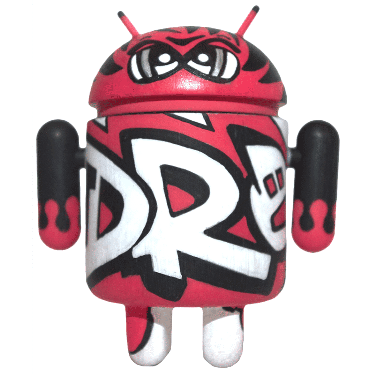 Graffiti - Red "Devil" (Secret Edition) by Olivier Jobert (OJT)