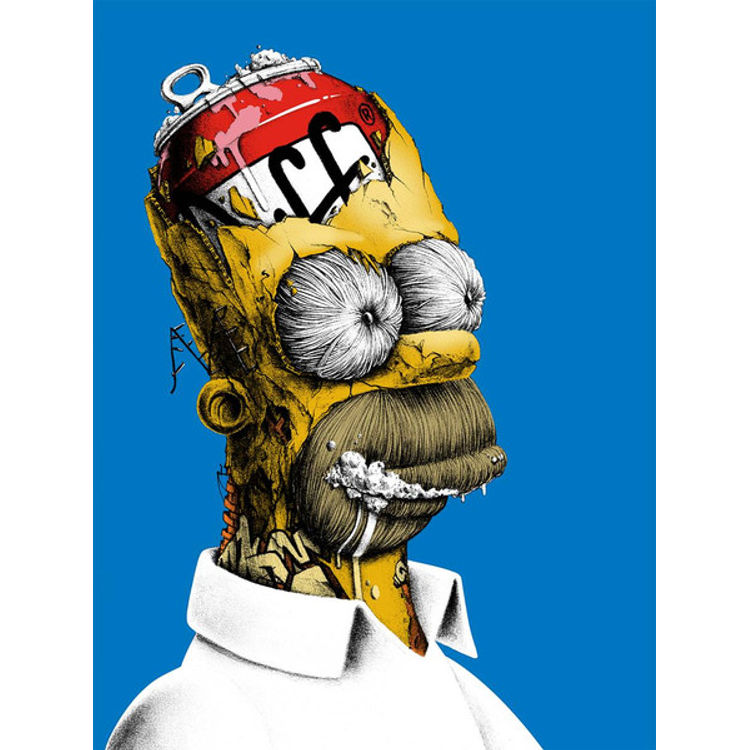 D’oh! - Blue by PEZ (Pierre Yves Riveau)