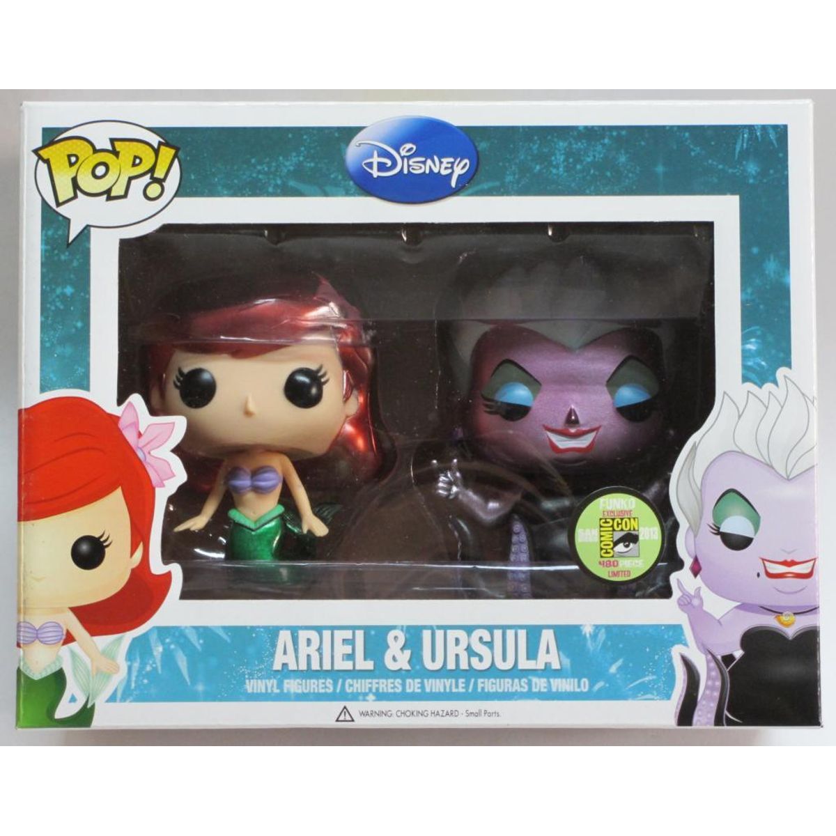SDCC Metallic Ariel & Ursula : The Little Mermaid (2 Pack)