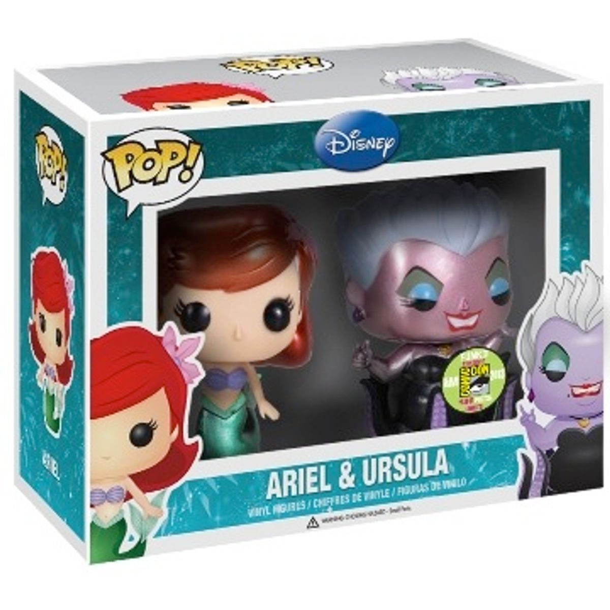SDCC Metallic Ariel & Ursula : The Little Mermaid (2 Pack)