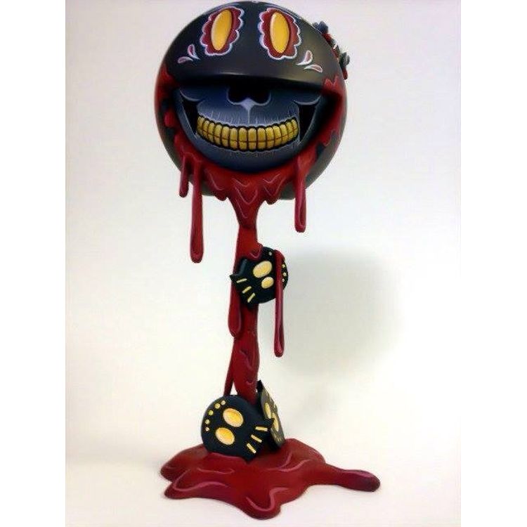 Smiley Grin Sugar Skull by MaloApril