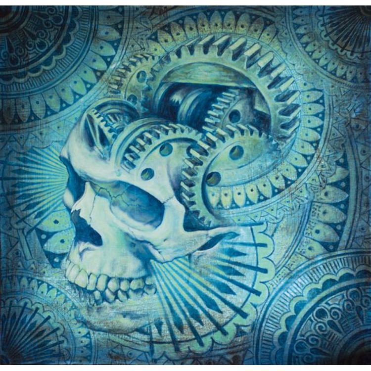 Enigma (Blue-Green) by Beau Stanton