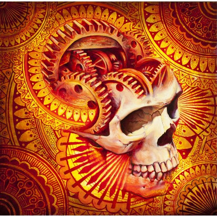 Enigma (Red-Orange) by Beau Stanton