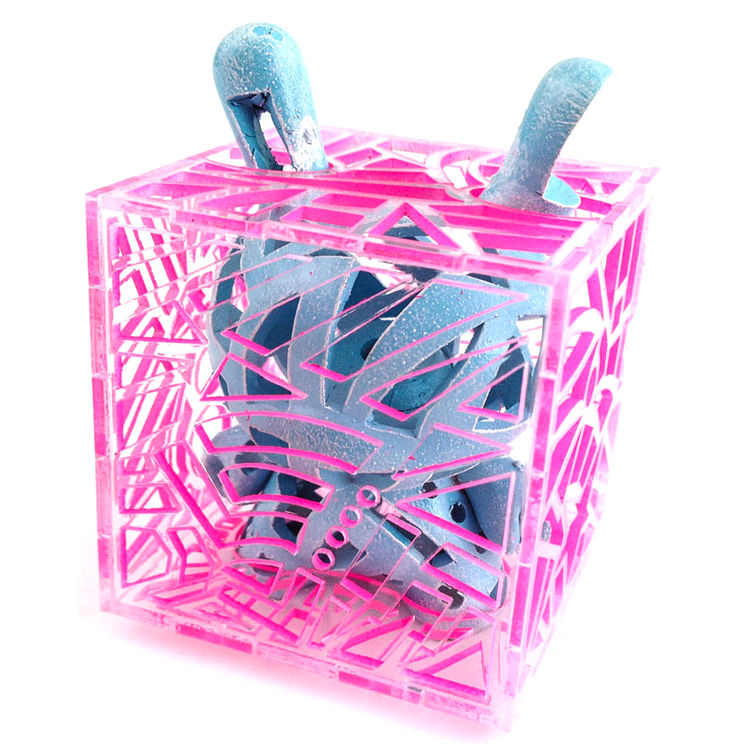 Reticulated Dunny - Pink/Blue by Carson Catlin