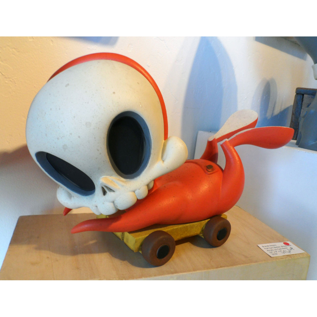 Pull Cart Skelve: Blood Red