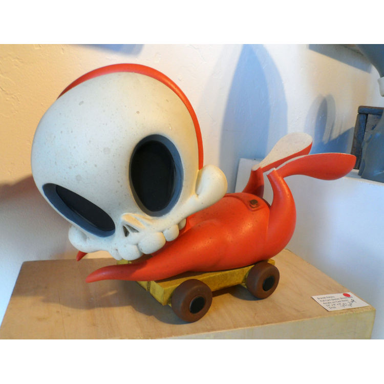 Pull Cart Skelve: Blood Red by Brandt Peters