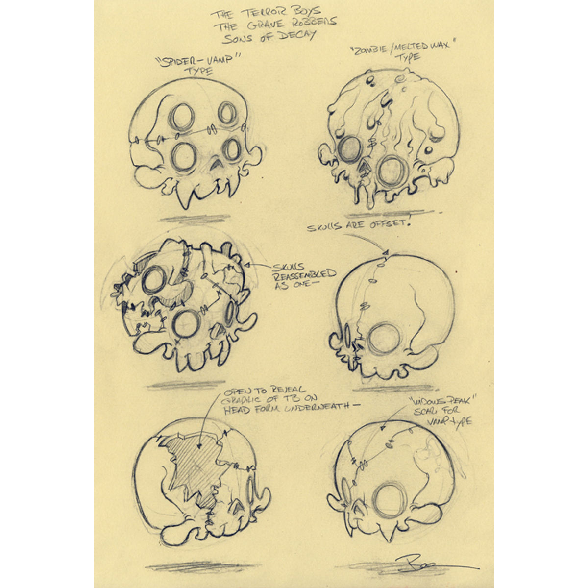 Terror Boy: Skull Study
