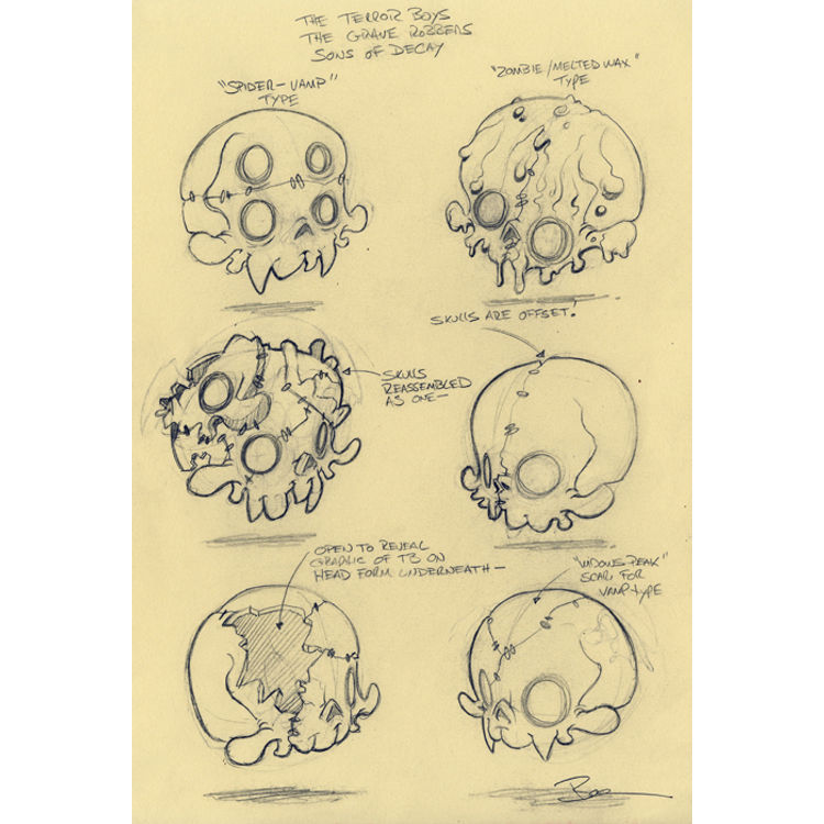 Terror Boy: Skull Study by Brandt Peters
