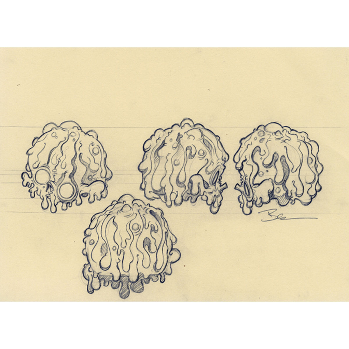 Terror Boys: Ooze Skull Design