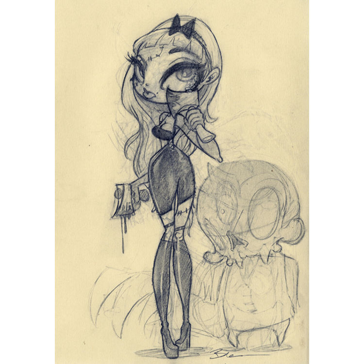 Beyond the Grave Study Sketch by Brandt Peters