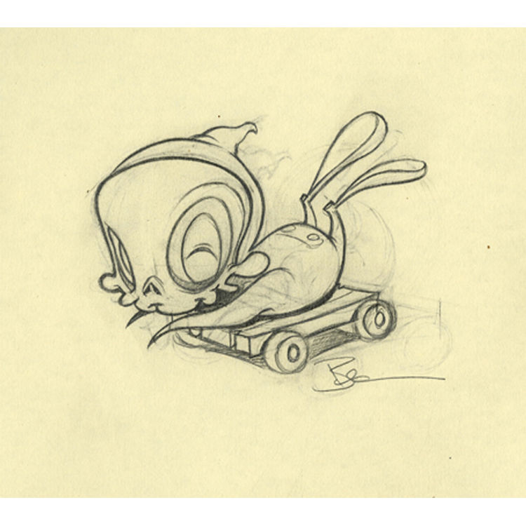 Wandering Misfits: Pull Cart Sketch by Brandt Peters