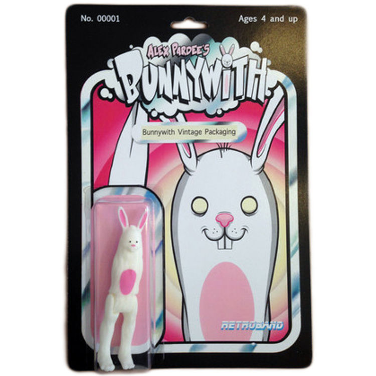 Bunnywith Vintage Packaging by Alex Pardee