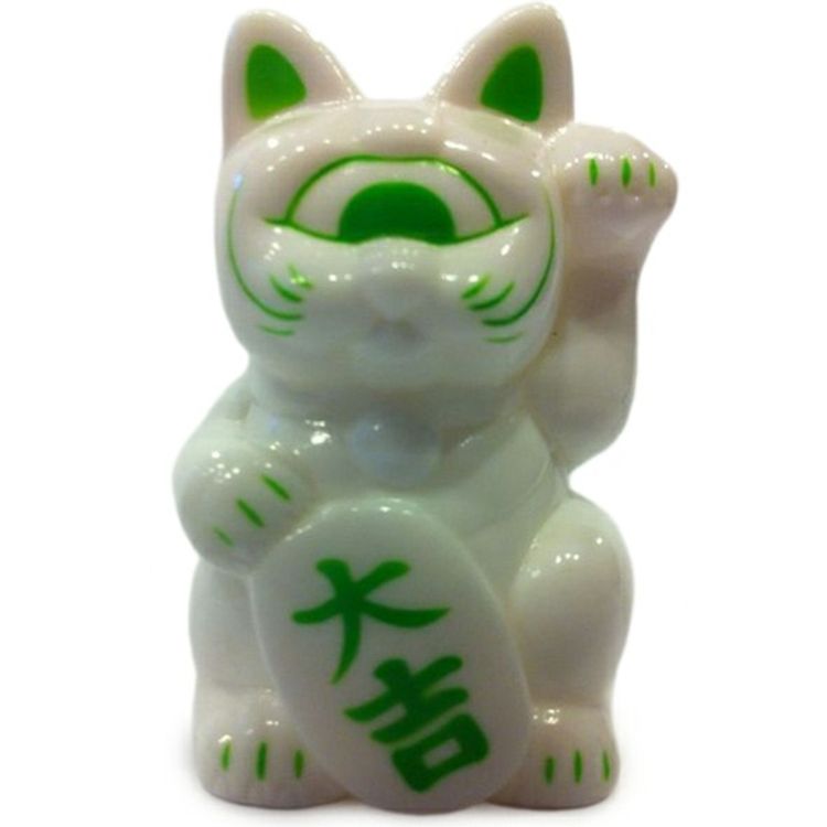 Mini Fortune Cat - フォーチュンキャットベビー (Green) by Real X Head (Mori Katsura)