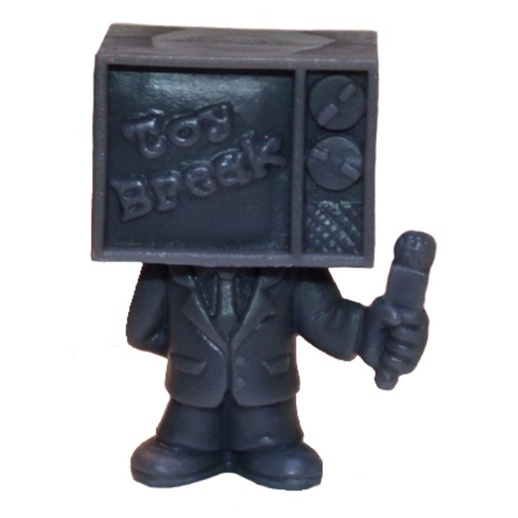 TOY BREAK MASCOT - GREY by George Gaspar