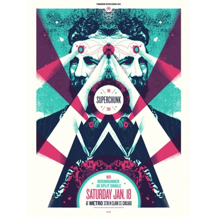 Superchunk – Chicago, IL 2014 by Delicious Design League