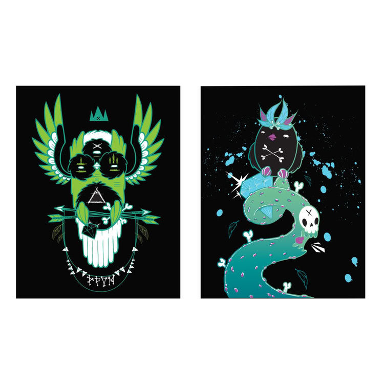 Twin Print Set by Peekaboo Monster