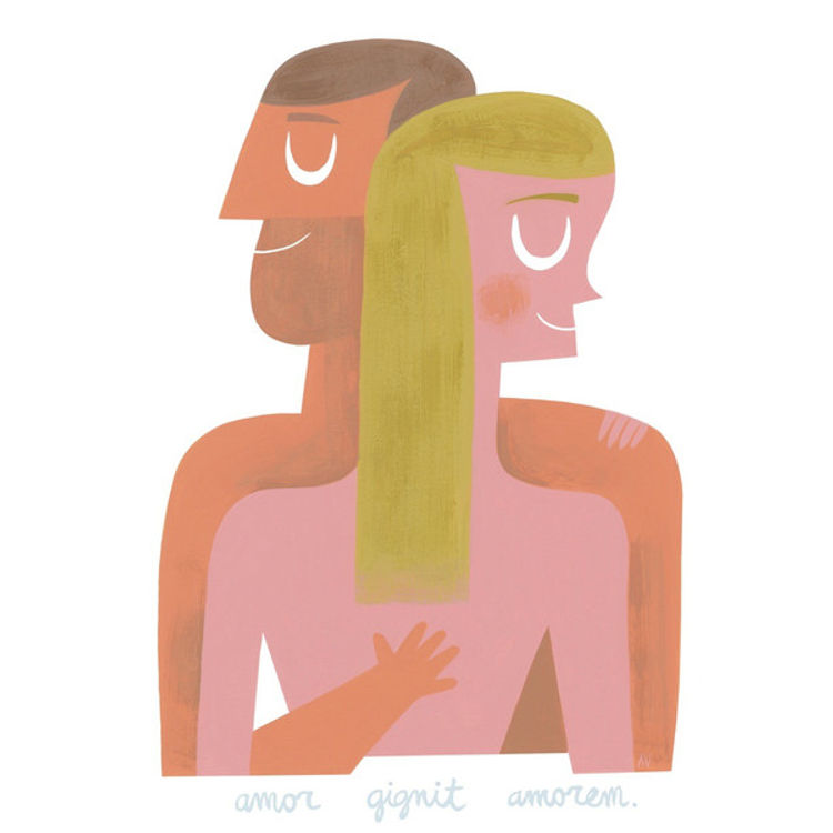 Girl Boy Love - Amor Gignit Amorem (Love Creates Love) by Amanda Visell
