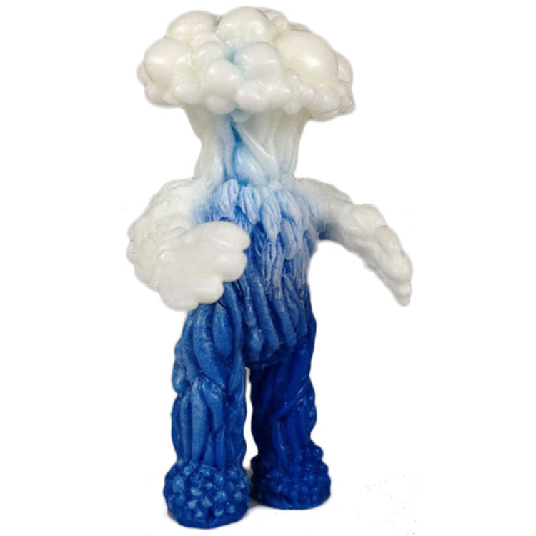 Mushroom People Attack!! - Blue/White by Gorgoloid (Barry Allen)
