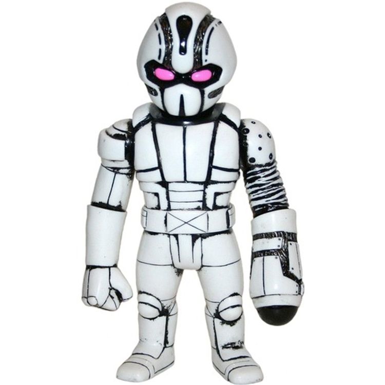 Bio-knuckle - White w/ Black Rub by Real X Head (Mori Katsura)