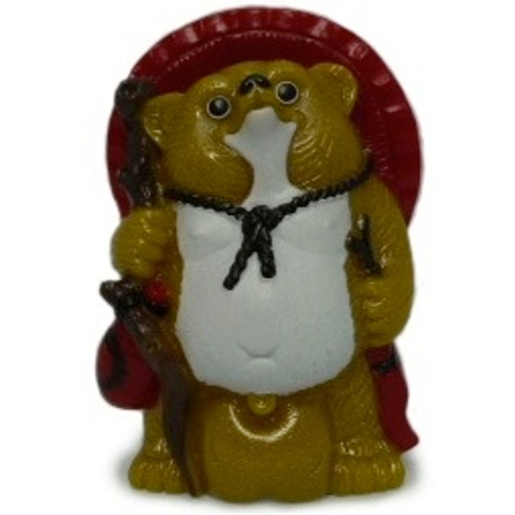 Mini Tanuki - Gold by Real X Head (Mori Katsura)