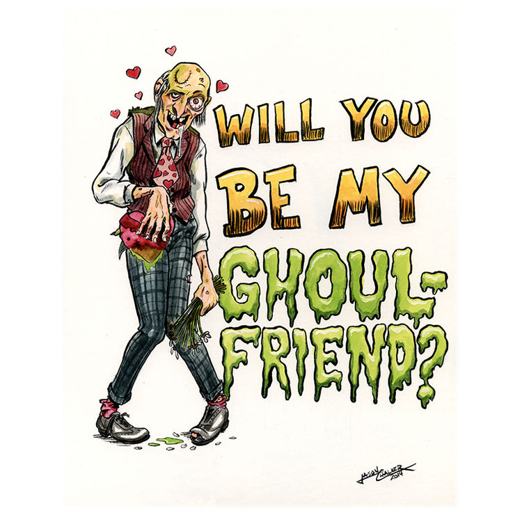 Ghoul Friend by ManlyArt (Jason Chalker)