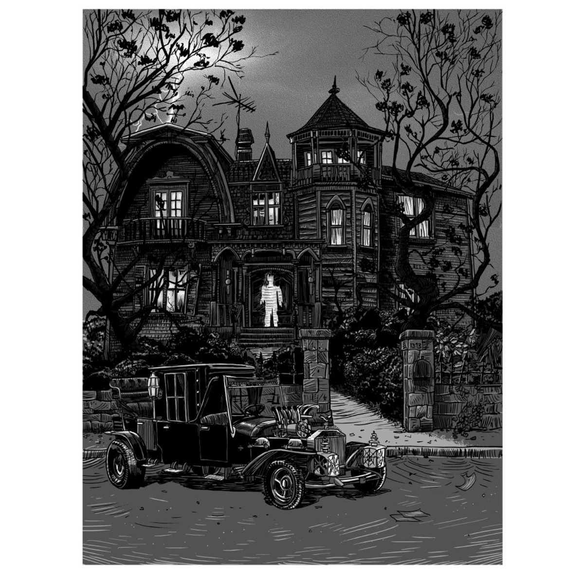 1313 - GID/Metallic Ink Variant (Munsters)