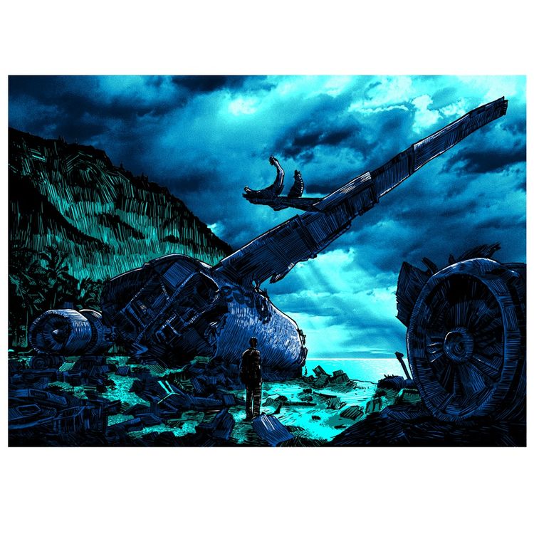 Didn’t Stick the Landing - GID Variant (Lost) by Tim Doyle