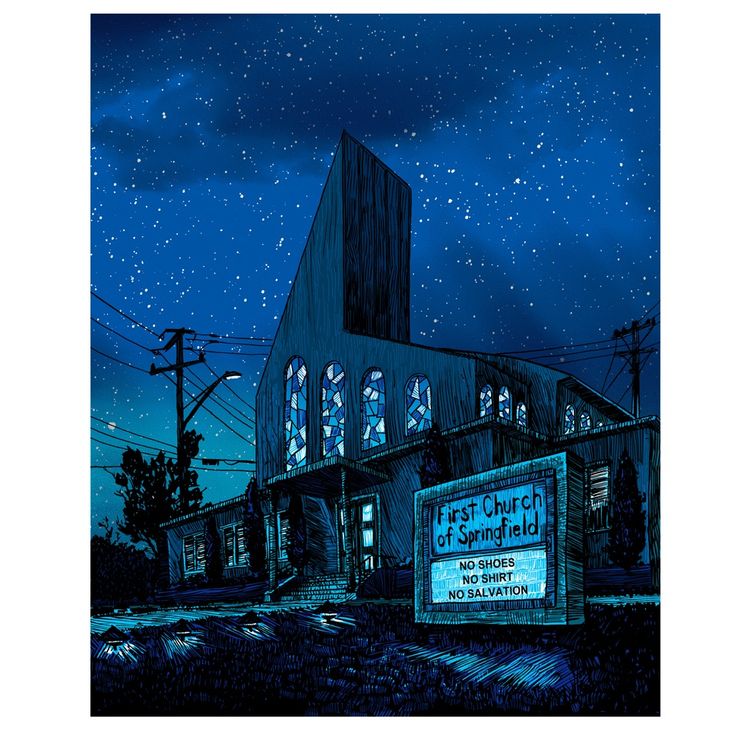 Save Me Jebus (Simpsons) by Tim Doyle