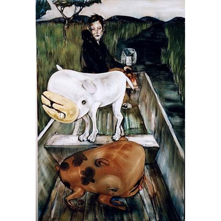 2 Dogs by David Choe