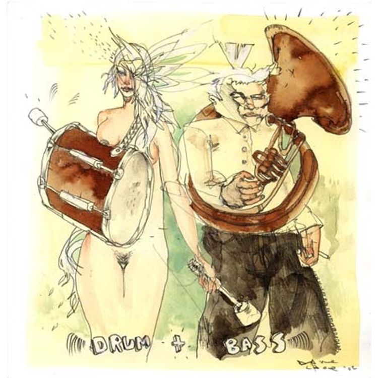 Drum and Bass by David Choe