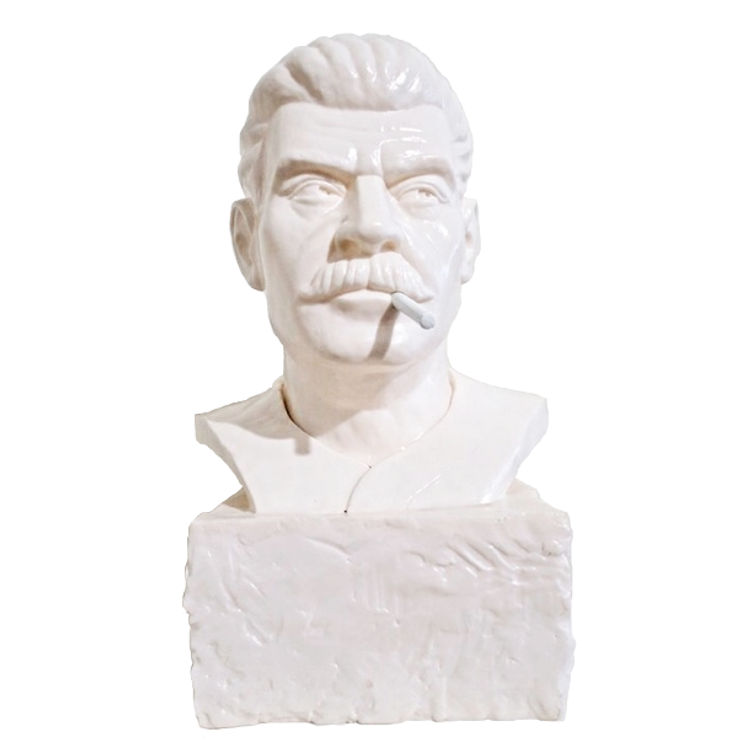 Smokin Joe Stalin - White by Frank Kozik