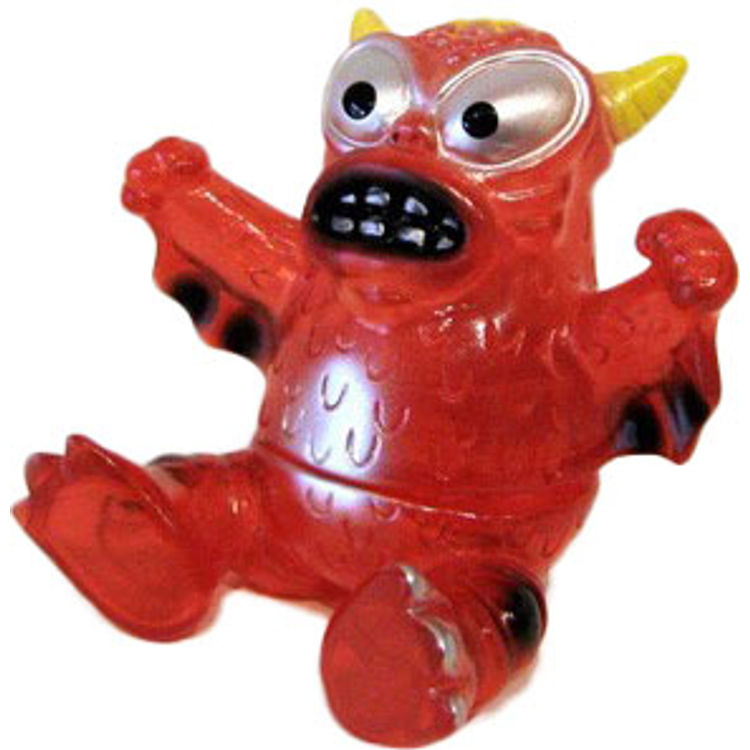 Mini Greasebat - Sitting Clear Red by Jeff Lamm