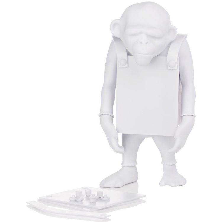 Laugh Now - White/DIY by Apologies to Banksy