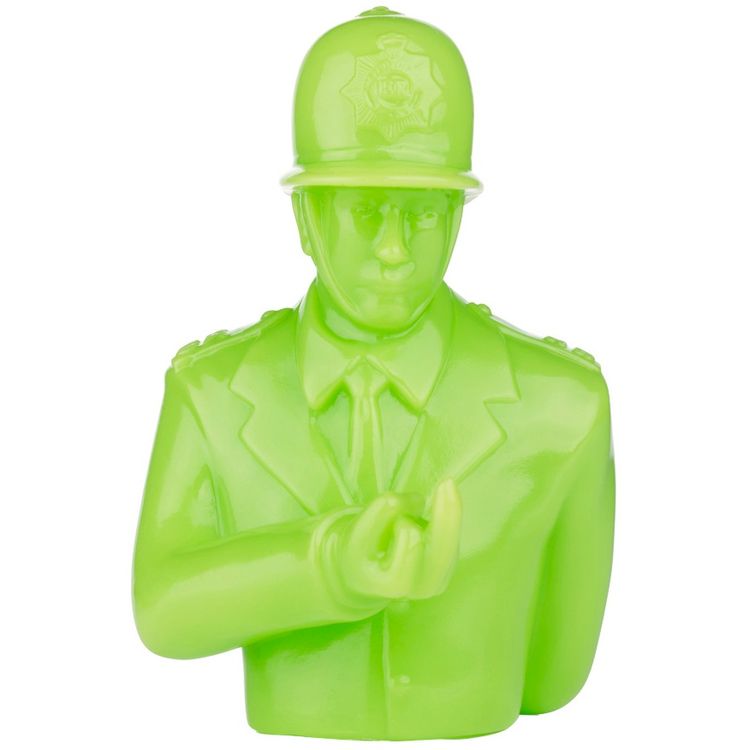Rude Copper 4" - Green/DIY by Apologies to Banksy