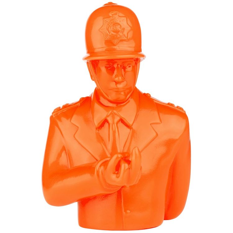 Rude Copper 4" - Orange/DIY by Apologies to Banksy