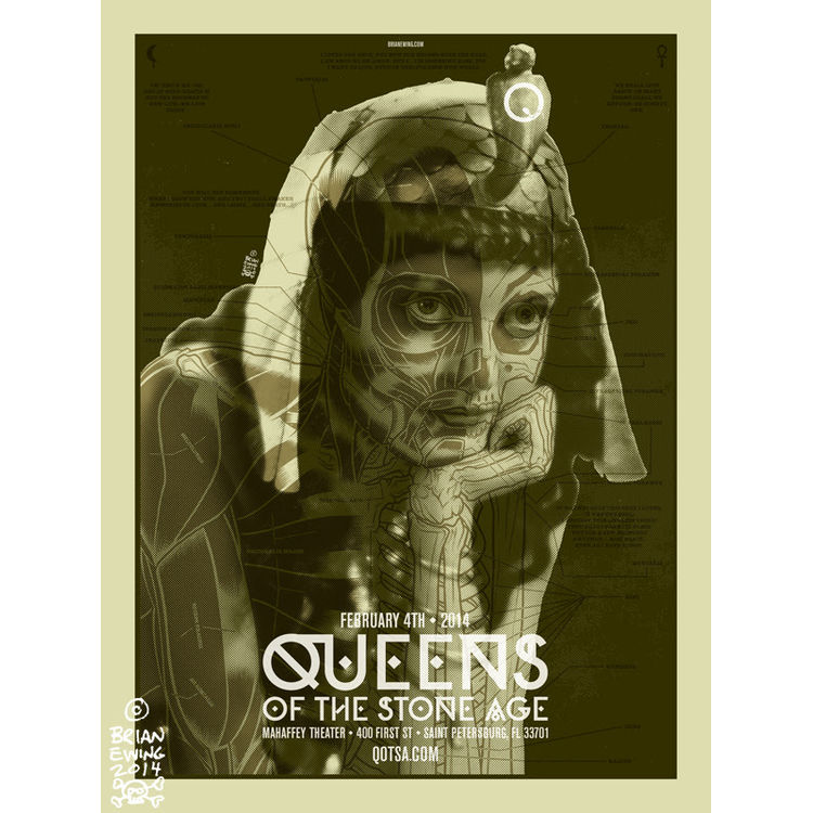Queens of the Stone Age – St. Petersburg, FL 2014 by Brian Ewing