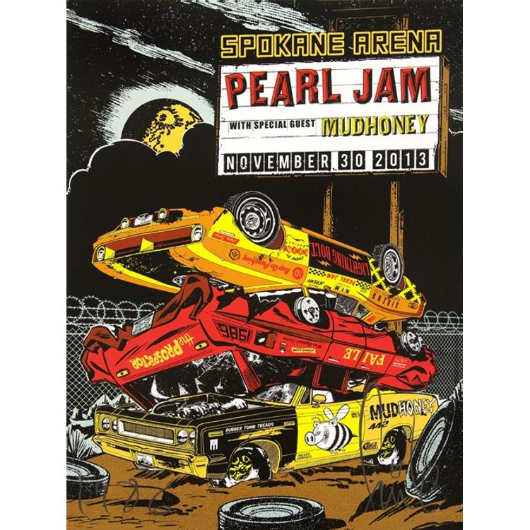 Pearl Jam – Spokane, WA 2013 by FAILE