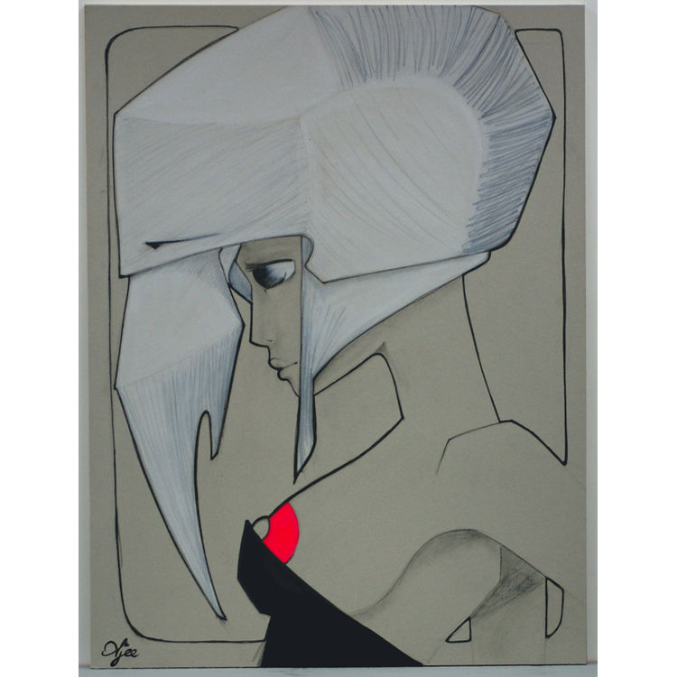 White Helmet by Ajee (Anne Juliette Deschamps)