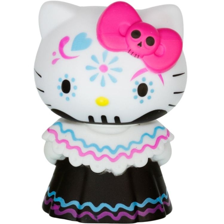 Hello Kitty Horror Mystery Minis - Pink Bow Calavera Day of the Dead by Sanrio