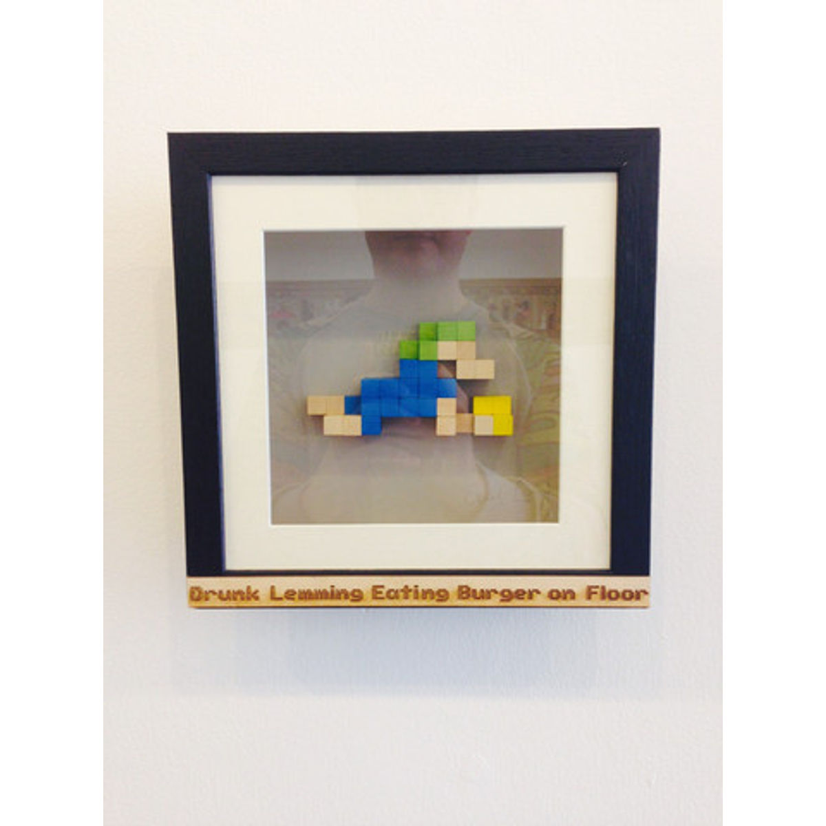 Drunk Lemming Eating Burger on Floor