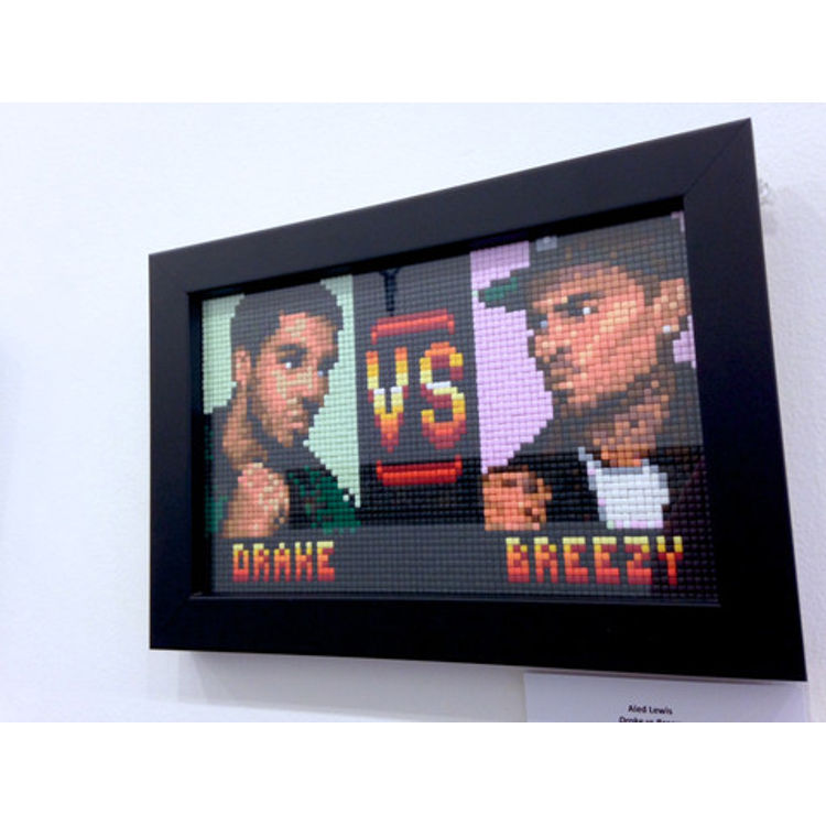 Drake vs Breezy by Aled Lewis