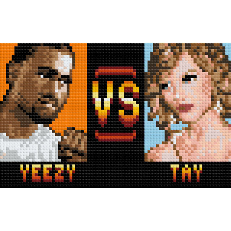 Yeezy vs Tay by Aled Lewis