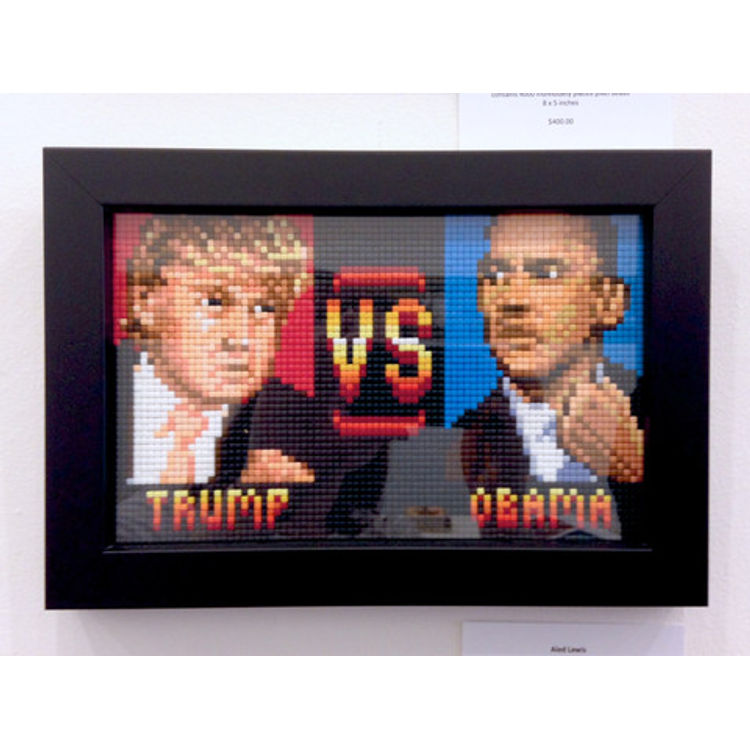 Trump vs Obama by Aled Lewis