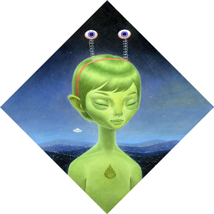 Little Green Man by Ana Bagayan